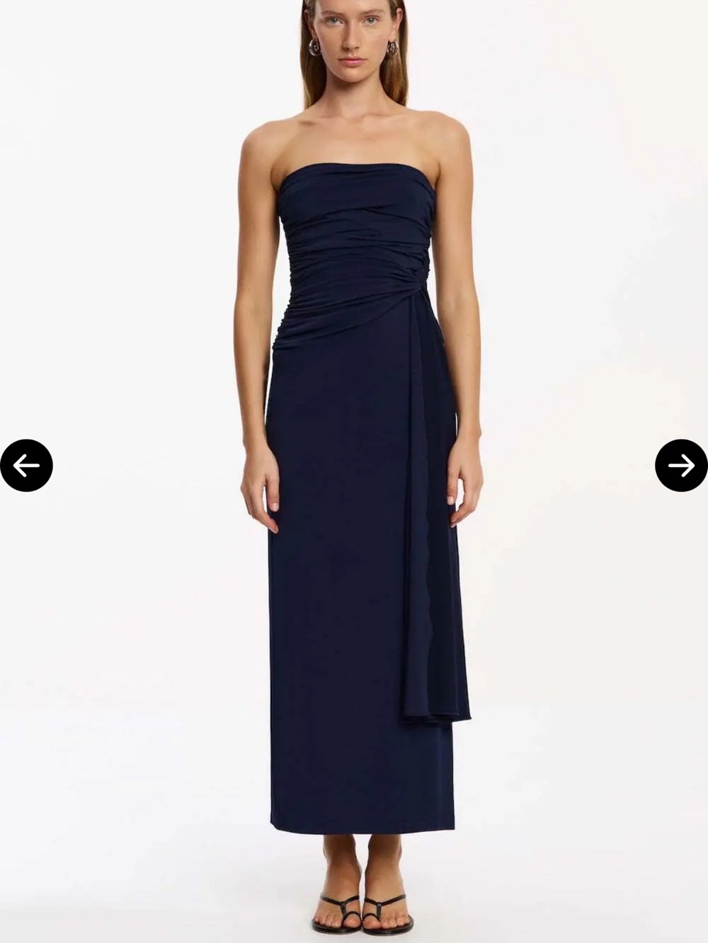 Significant Other June Strapless Maxi Dress in Midnight